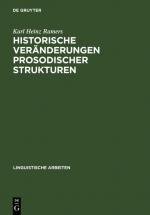 Cover-Bild Historische Veränderungen prosodischer Strukturen