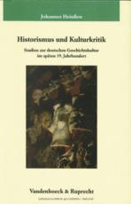 Cover-Bild Historismus und Kulturkritik