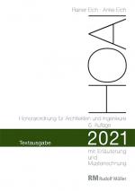 Cover-Bild HOAI 2021 – Textausgabe Honorarordnung für Architekten und Ingenieure