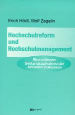 Cover-Bild Hochschulreform und Hochschulmanagement