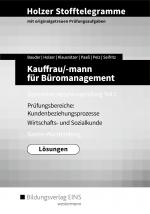 Cover-Bild Holzer Stofftelegramme Baden-Württemberg / Holzer Stofftelegramme Baden-Württemberg – Kauffrau/-mann für Büromanagement