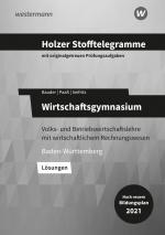 Cover-Bild Holzer Stofftelegramme Baden-Württemberg – Wirtschaftsgymnasium