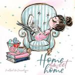 Cover-Bild Home Sweet Home - Malbuch für Erwachsene