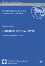 Cover-Bild Hommage für F. A. Hayek