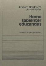 Cover-Bild Homo sapienter educandus