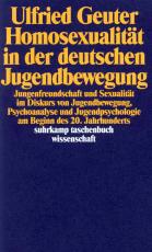 Cover-Bild Homosexualität in der deutschen Jugendbewegung