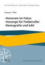 Cover-Bild Honorare im Fokus, Vorsorge für Freiberufler, Demografie und bAV