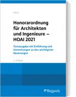 Cover-Bild Honorarordnung für Architekten und Ingenieure - HOAI 2021