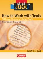 Cover-Bild How to Work with Texts - Skills and Glossary of Literary Terms