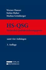 Cover-Bild HS-QSG Hochschul-Qualitätssicherungsgesetz