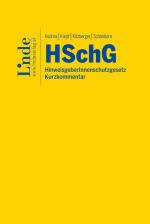 Cover-Bild HSchG I HinweisgeberInnenschutzgesetz