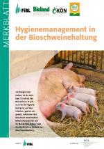 Cover-Bild Hygienemanagement in der Bioschweinehaltung