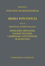 Cover-Bild Iberia Pontificia. Vol. IV: Provincia Compostellana