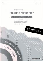 Cover-Bild Ich kann rechnen 5 Lösungen - Schülerarbeitsheft für die 4. Klasse