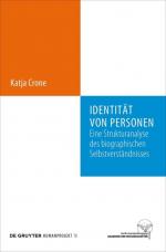 Cover-Bild Identität von Personen