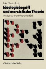 Cover-Bild Ideologiebegriff und marxistische Theorie