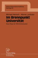 Cover-Bild Im Brennpunkt Universität