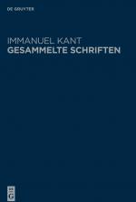 Cover-Bild Immanuel Kant: Gesammelte Schriften. Abtheilung I: Werke ̶ Neuedition / Schriften 1747-1756