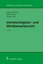 Cover-Bild Immaterialgüter- und Wettbewerbsrecht