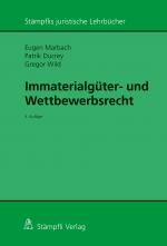 Cover-Bild Immaterialgüter- und Wettbewerbsrecht