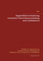 Cover-Bild Immobilienvermietung zwischen Überschusserzielung und Liebhaberei