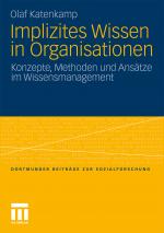 Cover-Bild Implizites Wissen in Organisationen