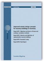 Cover-Bild Improved seismic design concepts for masonry buildings in Germany