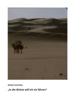 Cover-Bild "In die Wüste will ich sie führen"