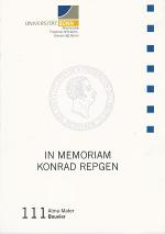 Cover-Bild In Memoriam Konrad Repgen