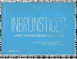 Cover-Bild Inbrünstiges und Nebensächliches