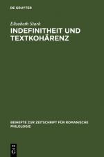 Cover-Bild Indefinitheit und Textkohärenz