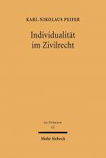 Cover-Bild Individualität im Zivilrecht