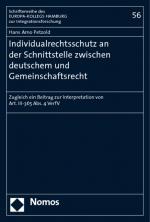 Cover-Bild Individualrechtsschutz an der Schnittstelle zwischen deutschem und Gemeinschaftsrecht