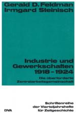Cover-Bild Industrie und Gewekschaften 1918-1924