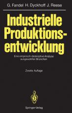 Cover-Bild Industrielle Produktionsentwicklung