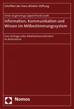 Cover-Bild Information, Kommunikation und Wissen im Mitbestimmungssystem