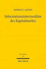 Cover-Bild Informationsintermediäre des Kapitalmarkts