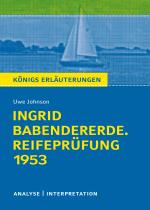 Cover-Bild Ingrid Babendererde. Reifeprüfung 1953