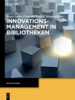 Cover-Bild Innovationsmanagement in Bibliotheken