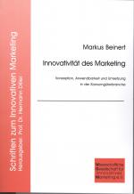 Cover-Bild Innovativität des Marketing