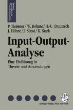 Cover-Bild Input-Output-Analyse