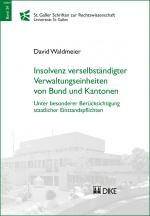 Cover-Bild Insolvenz verselbständigter Verwaltungseinheiten von Bund und Kantonen