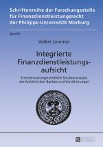 Cover-Bild Integrierte Finanzdienstleistungsaufsicht