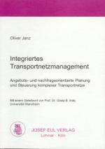 Cover-Bild Integriertes Transportnetzmanagement