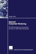 Cover-Bild Internal Corporate Venturing