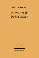 Cover-Bild Internationale Dopingstrafen