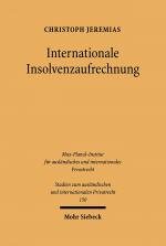 Cover-Bild Internationale Insolvenzaufrechnung