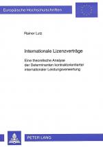 Cover-Bild Internationale Lizenzverträge