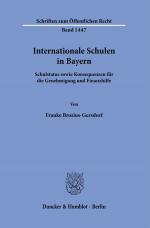 Cover-Bild Internationale Schulen in Bayern.