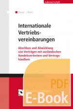 Cover-Bild Internationale Vertriebsvereinbarungen (E-Book)
